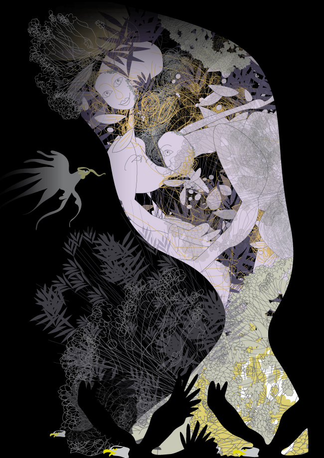 Forest women illustrated by Montse Noguera